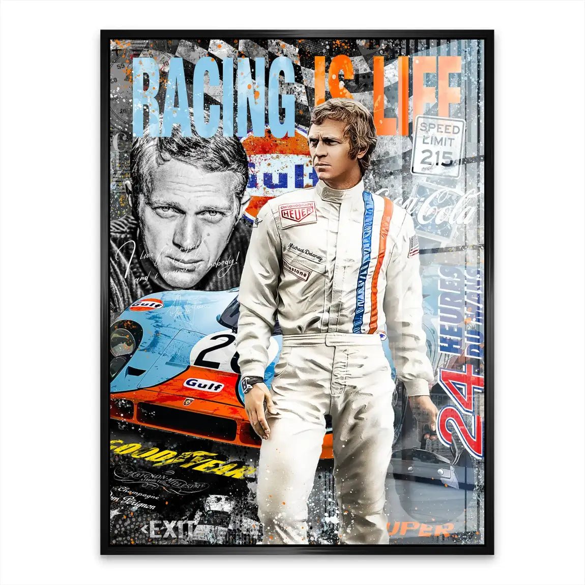 Steve Le Mans Nr.2 Acrylglasbild INGALERIE