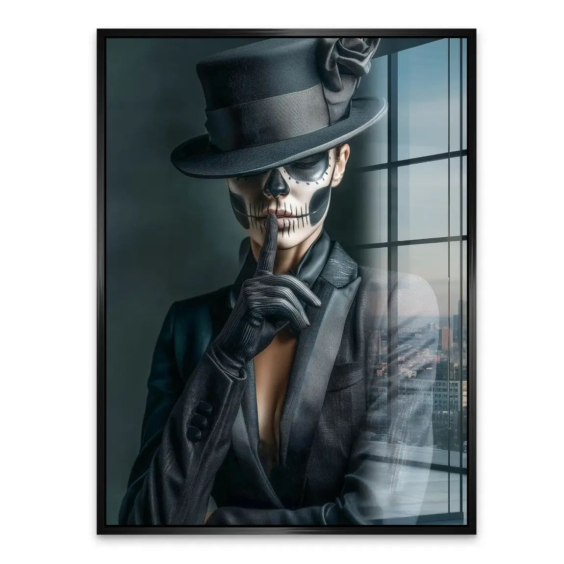 Silent la Catrina Acrylglasbild INGALERIE