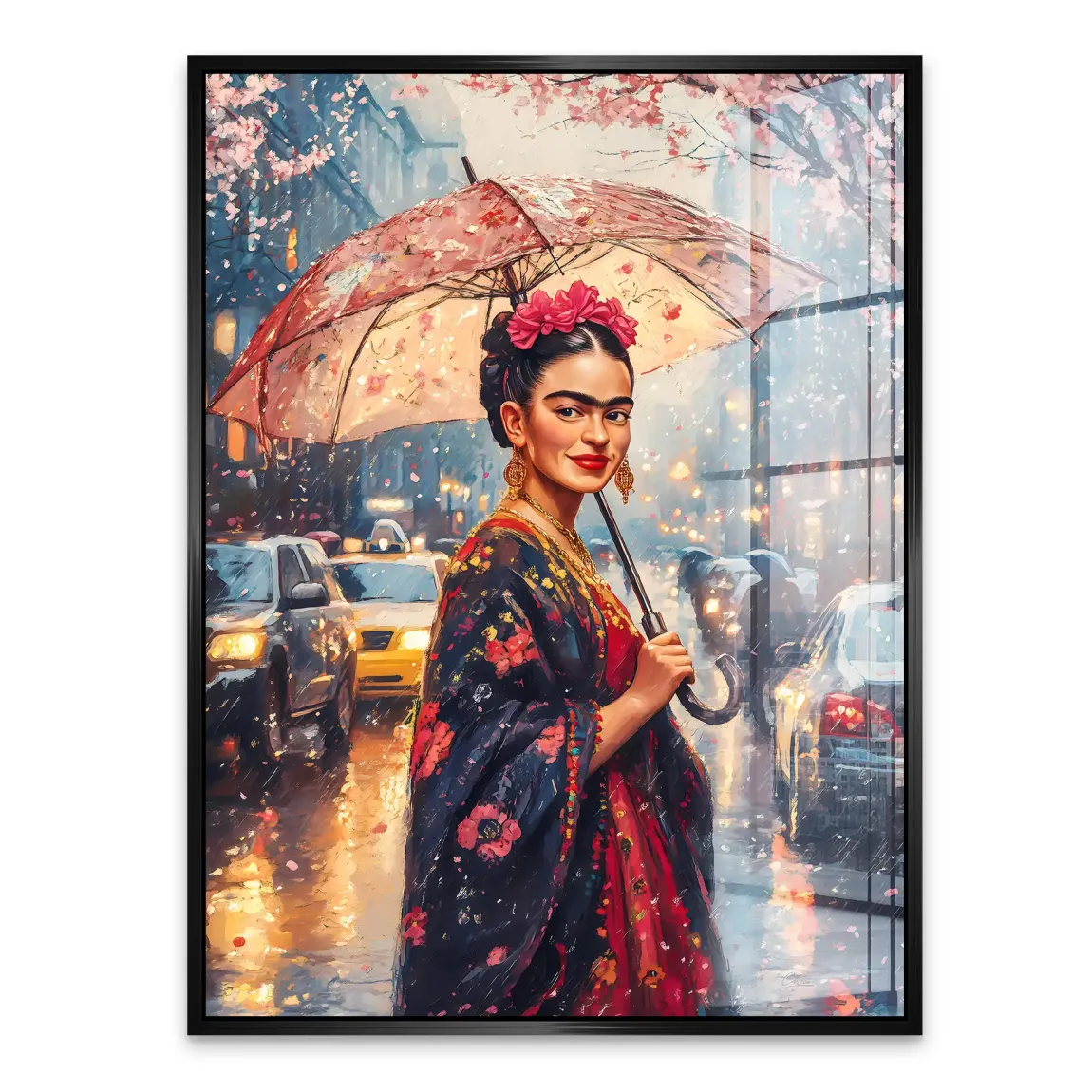 Frida im Abendregen Acrylglasbild INGALERIE