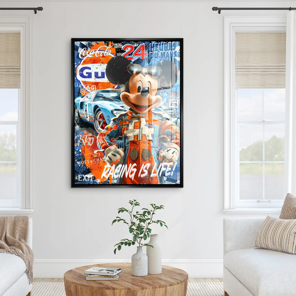 Micky Le Mans Acrylglas Bild INGALERIE