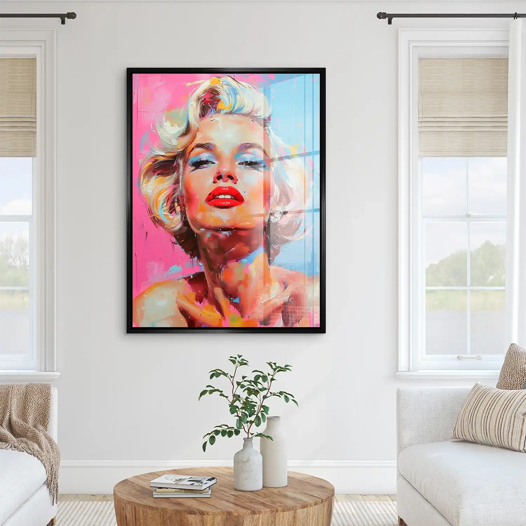 Marilyn Monroe Color Style Acrylglas Bild INGALERIE