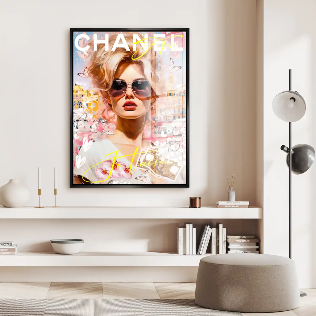 Pop Art Bardot JeTaime Acrylglas Bild INGALERIE