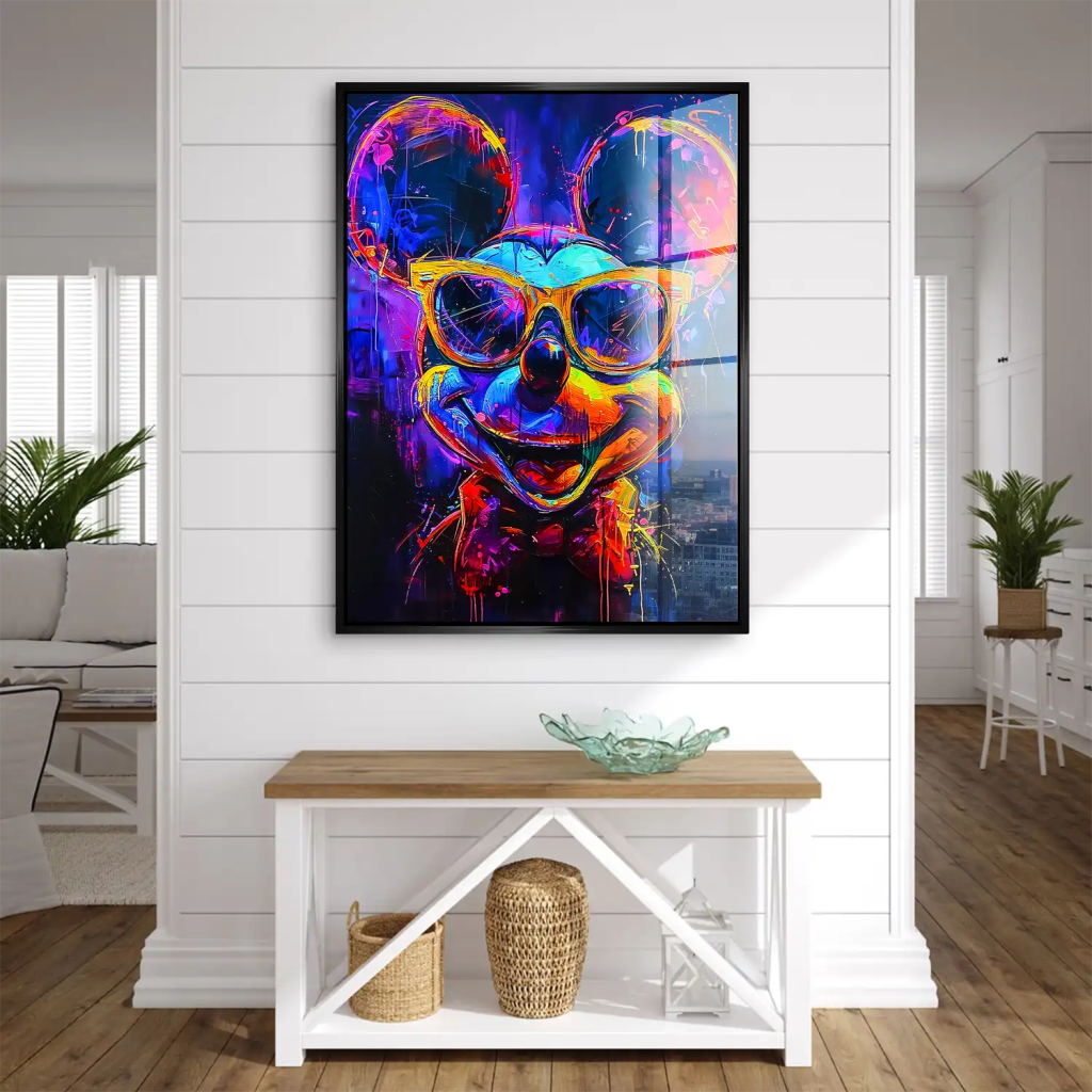 Micky Abstrakt Color Acrylglas Bild INGALERIE