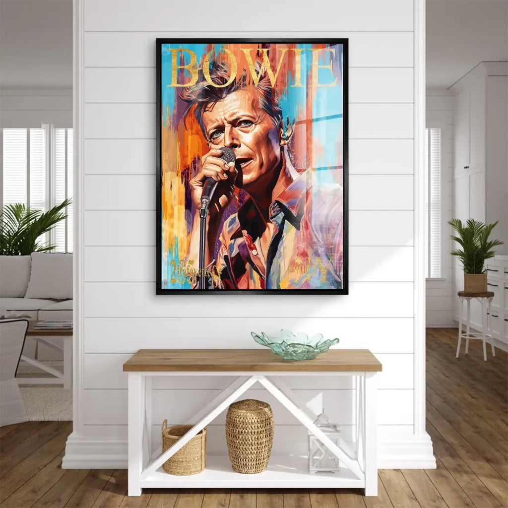 Bowie Abstrakt Style Acrylglas Bild INGALERIE