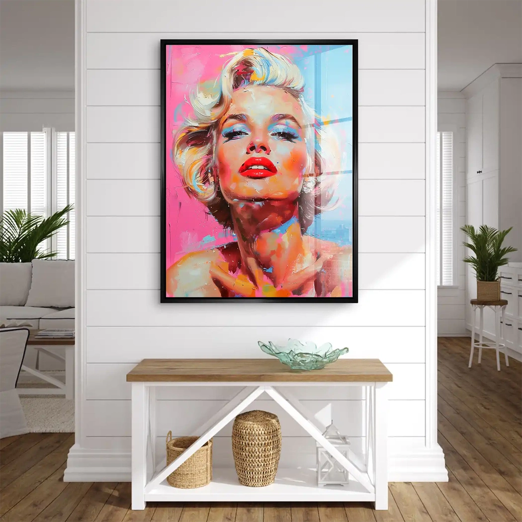 Marilyn Monroe Color Style Acrylglas Bild INGALERIE