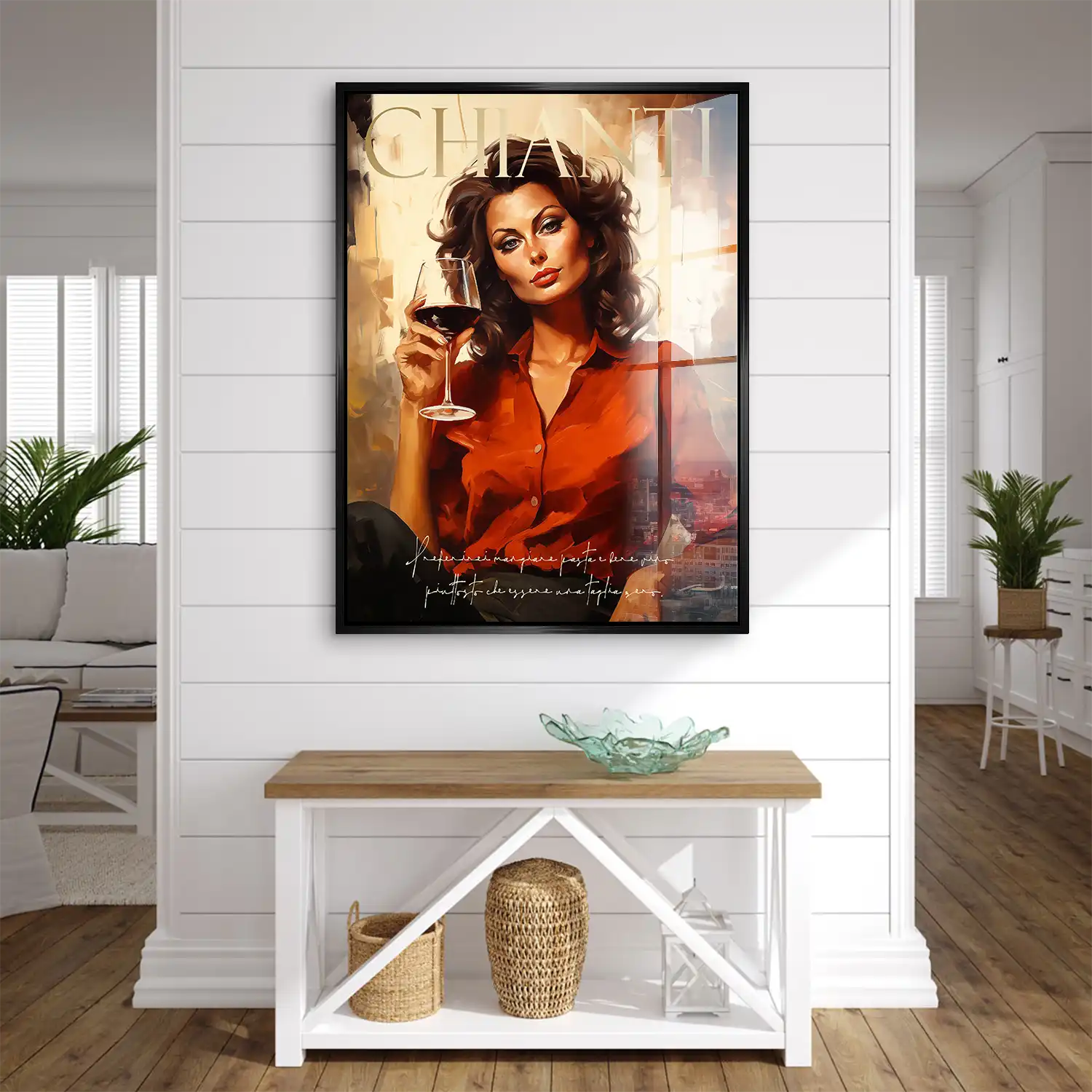 Sophia Chianti Acrylglas Bild INGALERIE