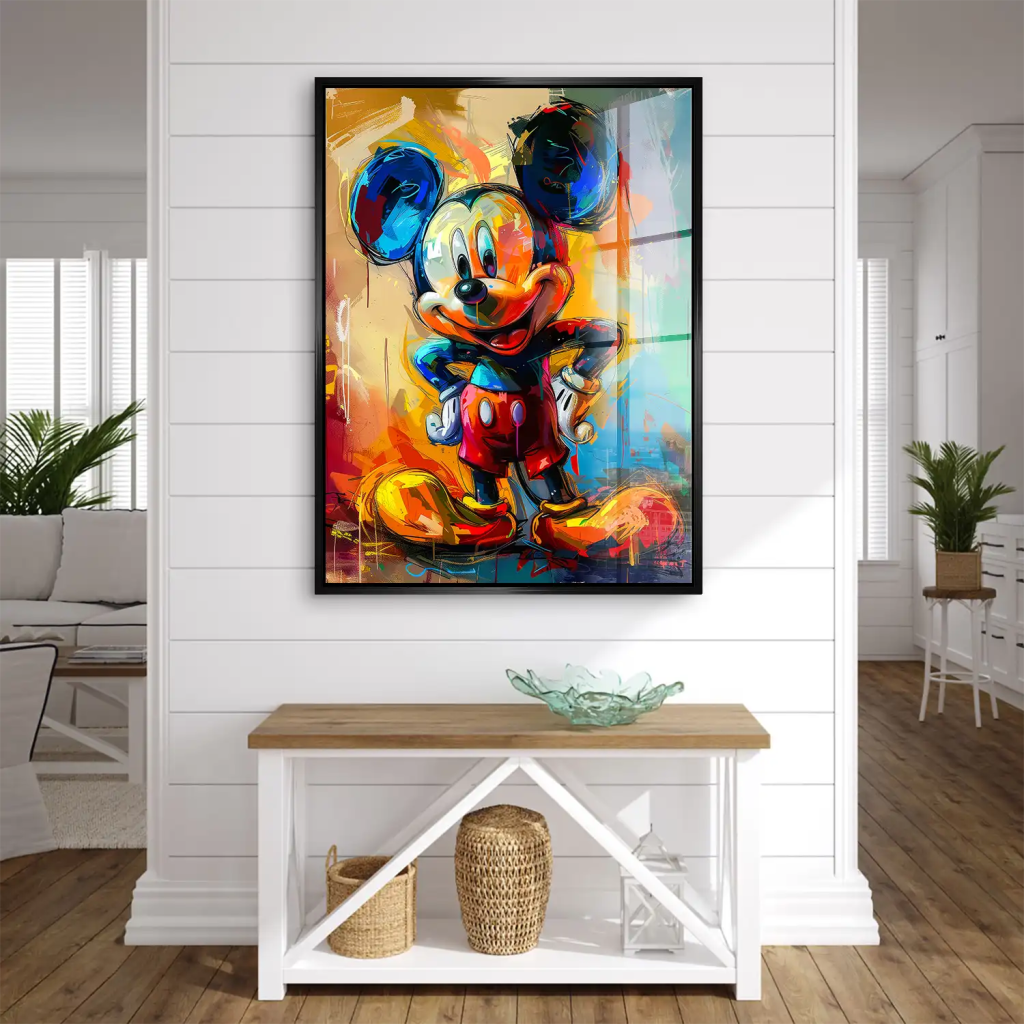 Micky Abstrakt Paint Acrylglas Bild INGALERIE