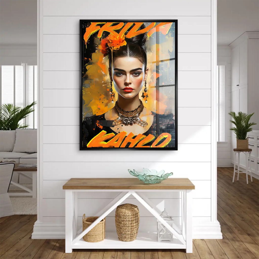 Frida Street Art Acrylglas Bild INGALERIE