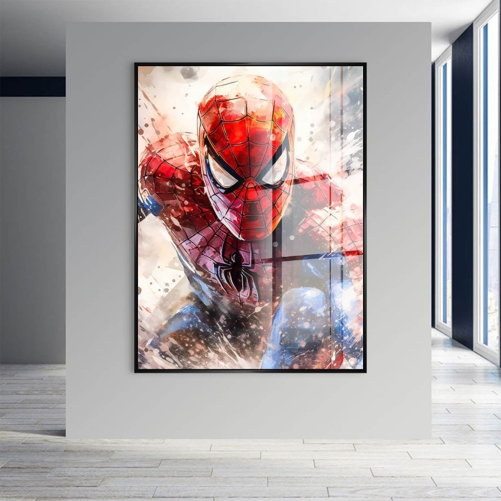 Pop Art Acrylglas Bild Spiderman Abstrakt INGALERIE