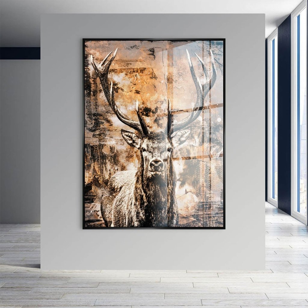 Hirsch Modern Style Acrylglas Bild INGALERIE
