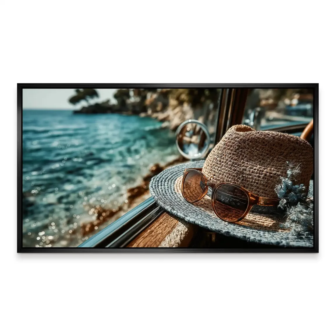 Blue Moments Aludibond Bild