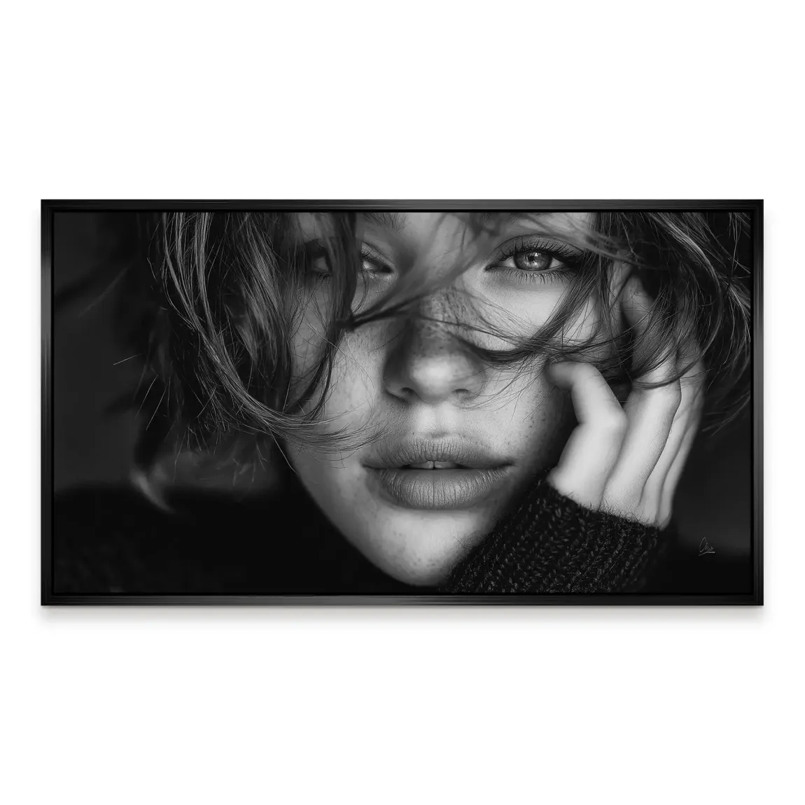 Silent Graze Aludibond Bild