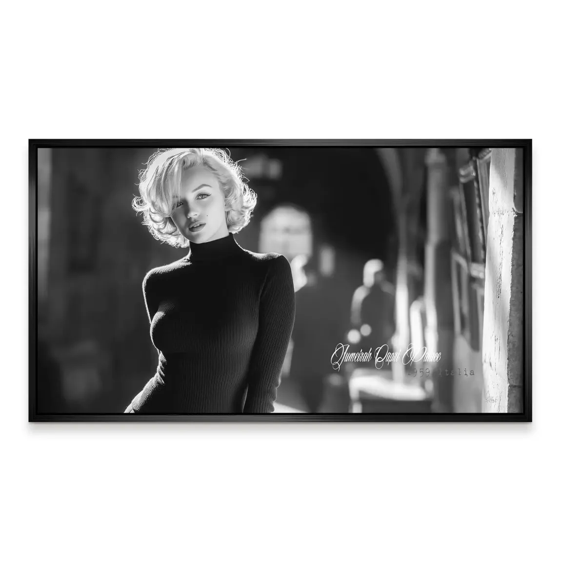 Marilyn Monroe Capri Alu Dibond Wandbild