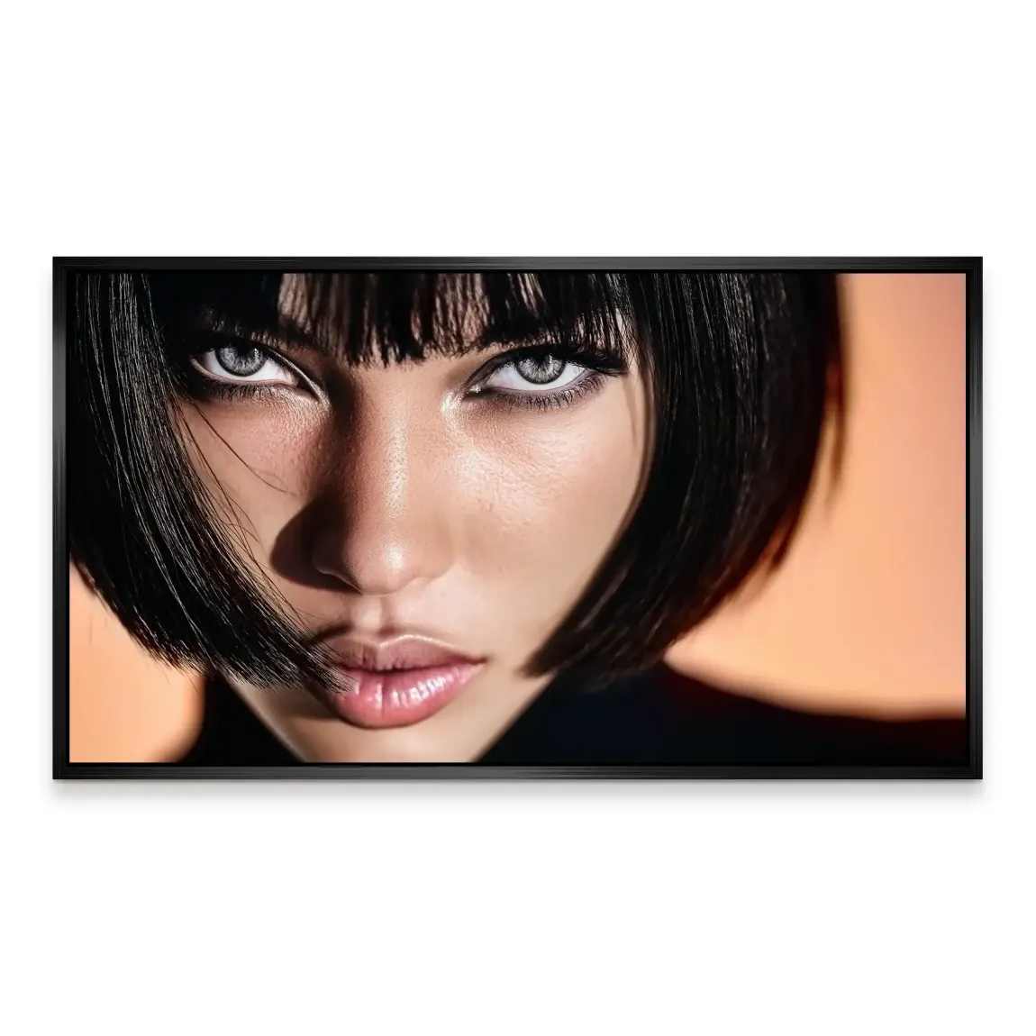 Silent Gaze Aludibond Bild