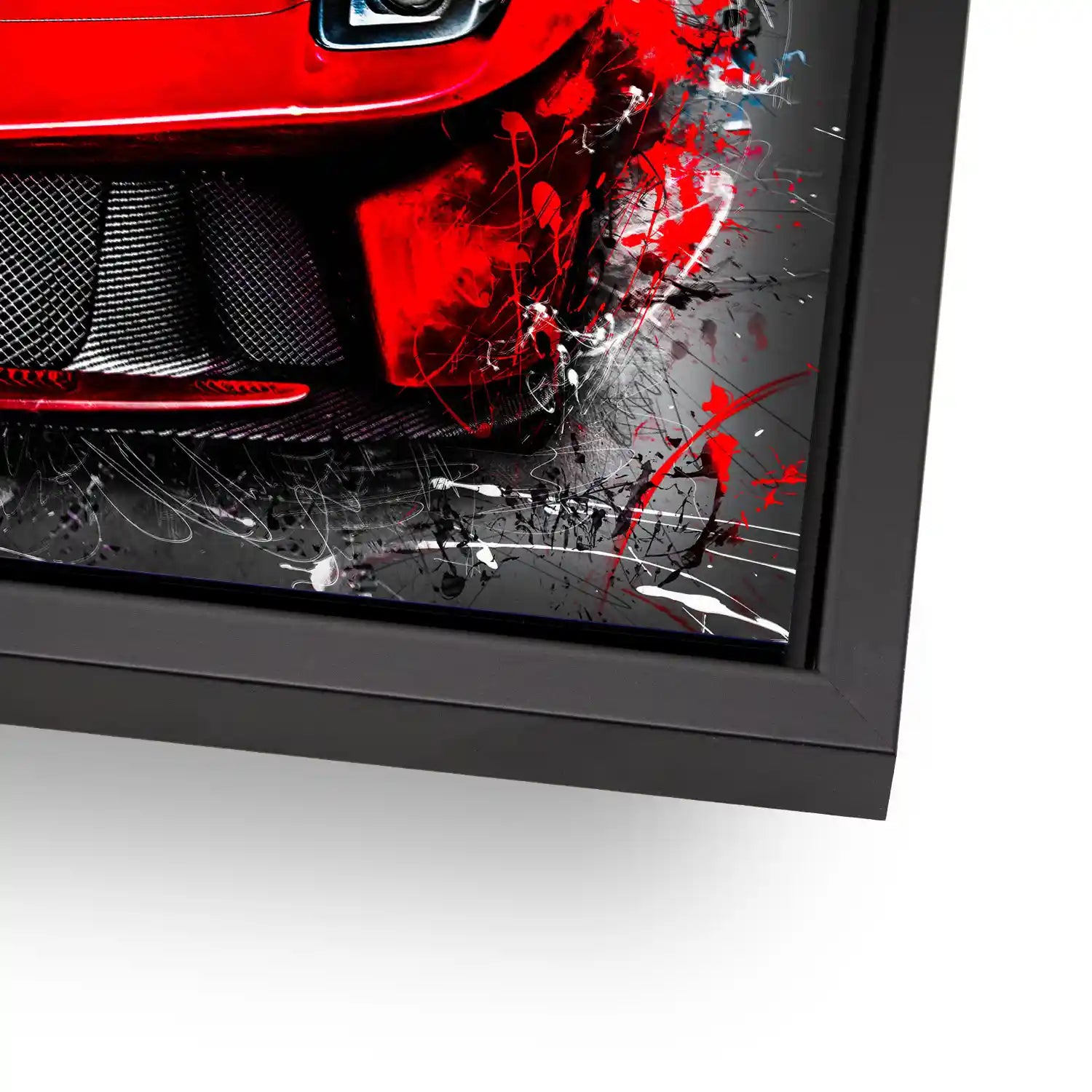 La Ferrari Abstrakt Aludibond Bild INGALERIE