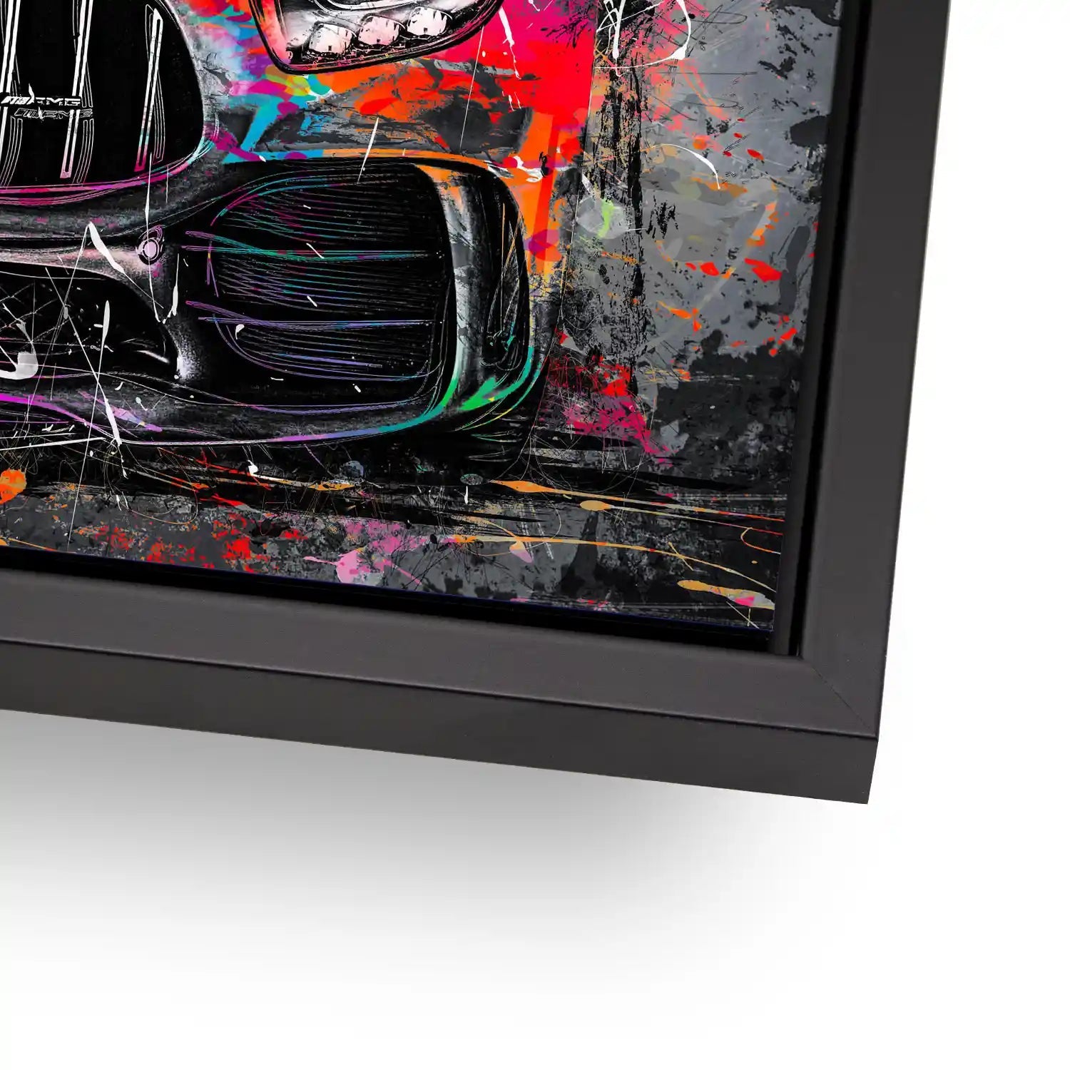 Mercedes AMG GT Pop Art Style Aludibond Bild INGALERIE