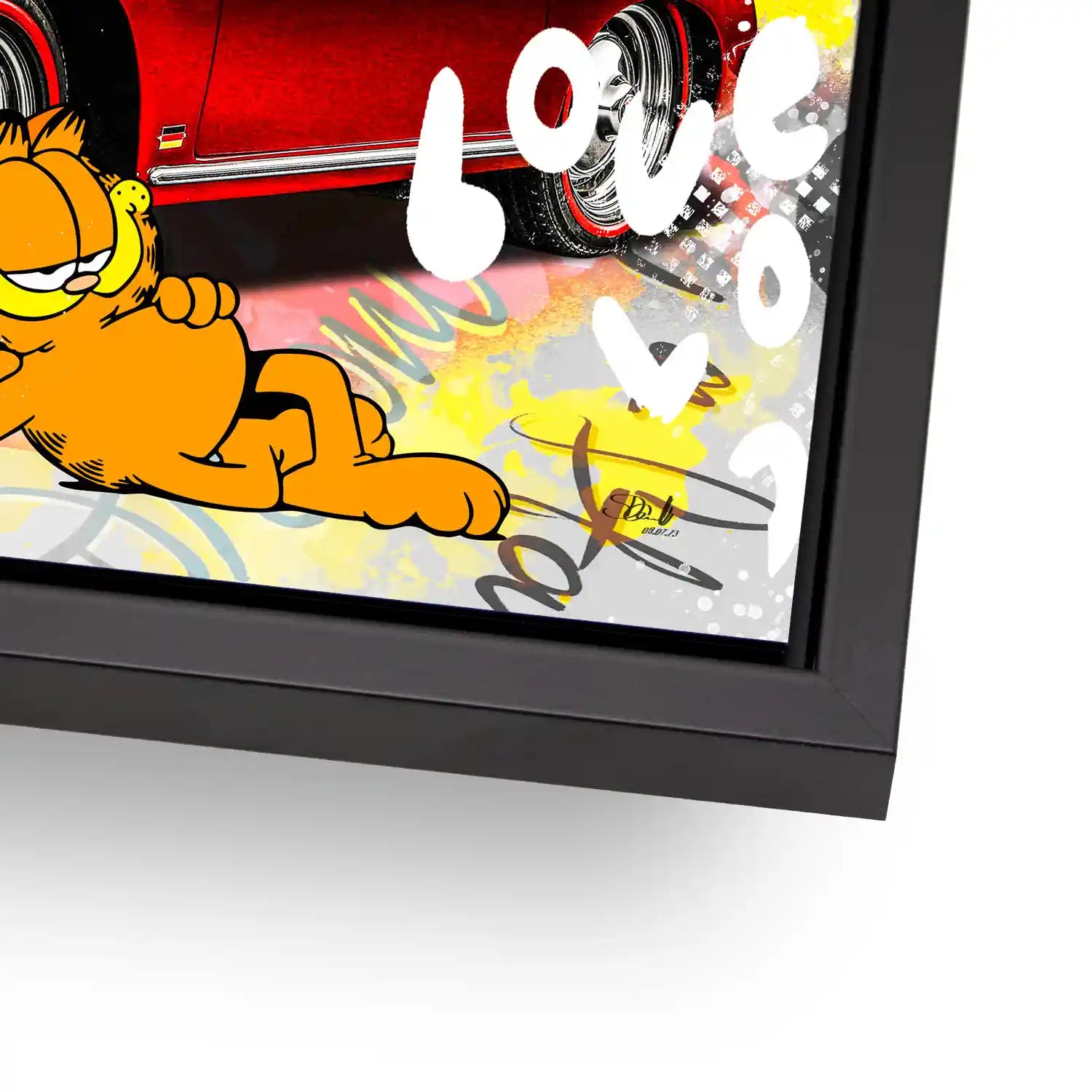 Minnie Speedster 356 Pop Art Style Aludibond Bild INGALERIE