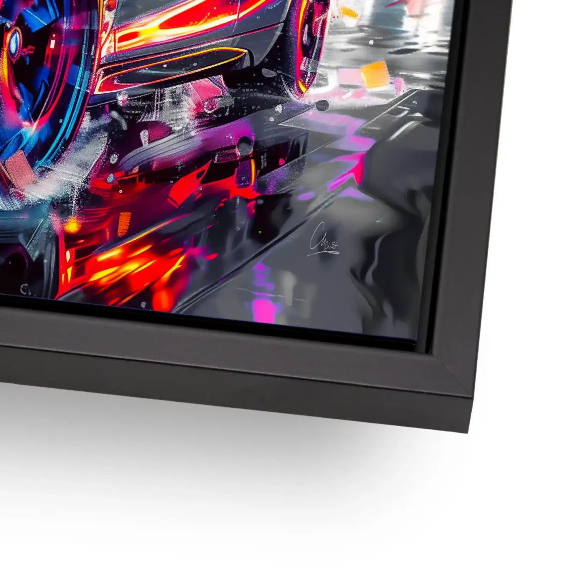 BMW M2 Abstrakt Vision Aludibond Bild