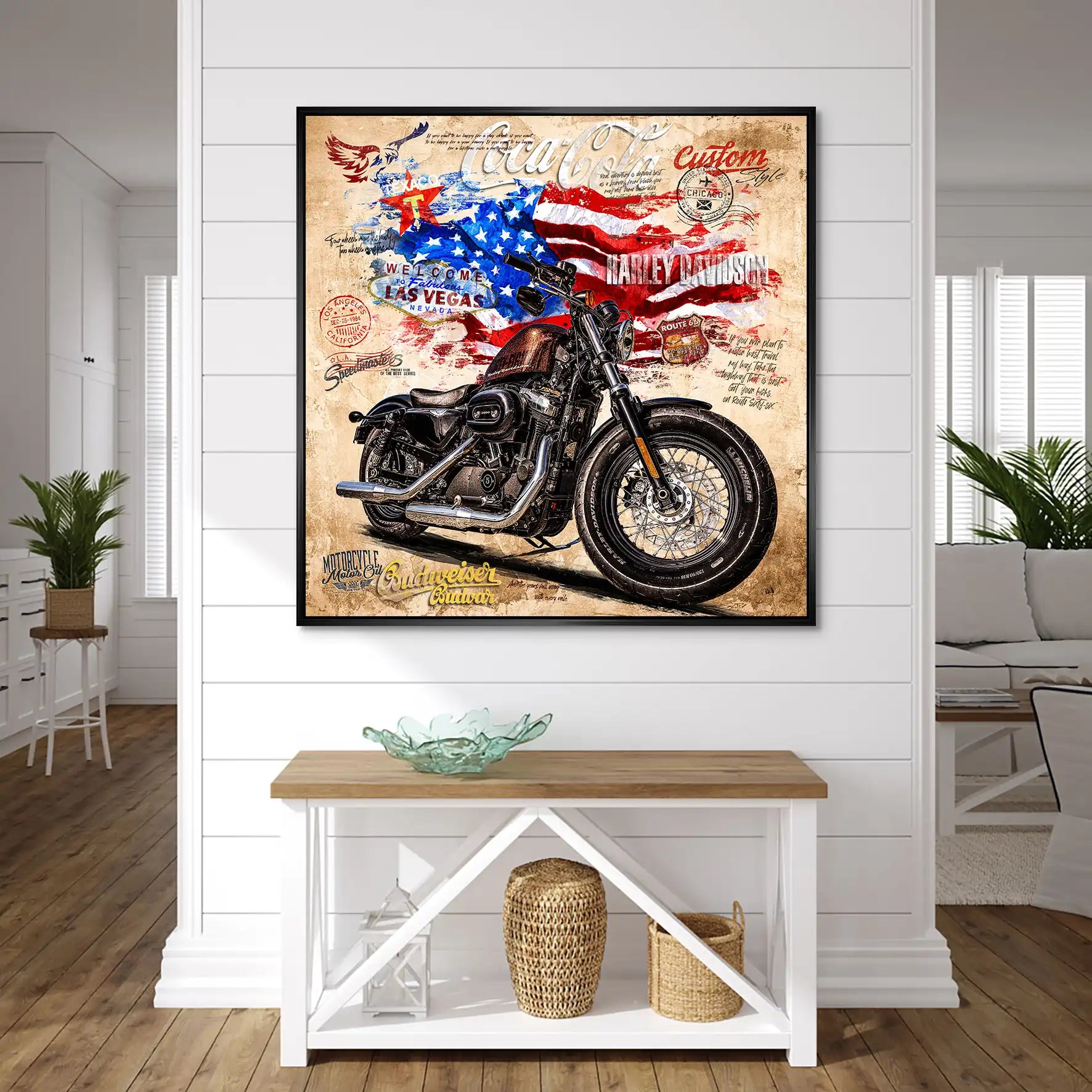 American Pulse auf Aluminium INGALERIE