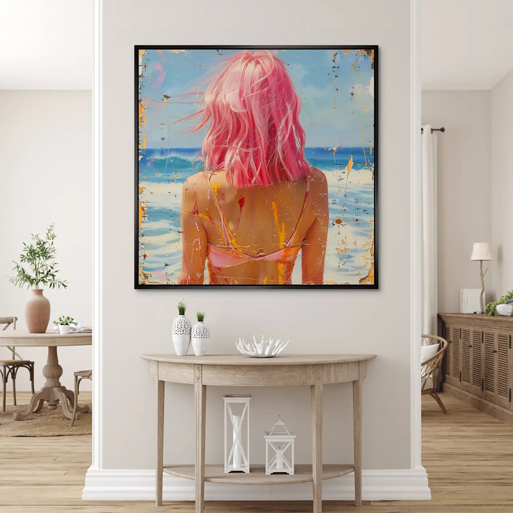 Beach Girl Nr.5 AluDibond Bild INGALERIE