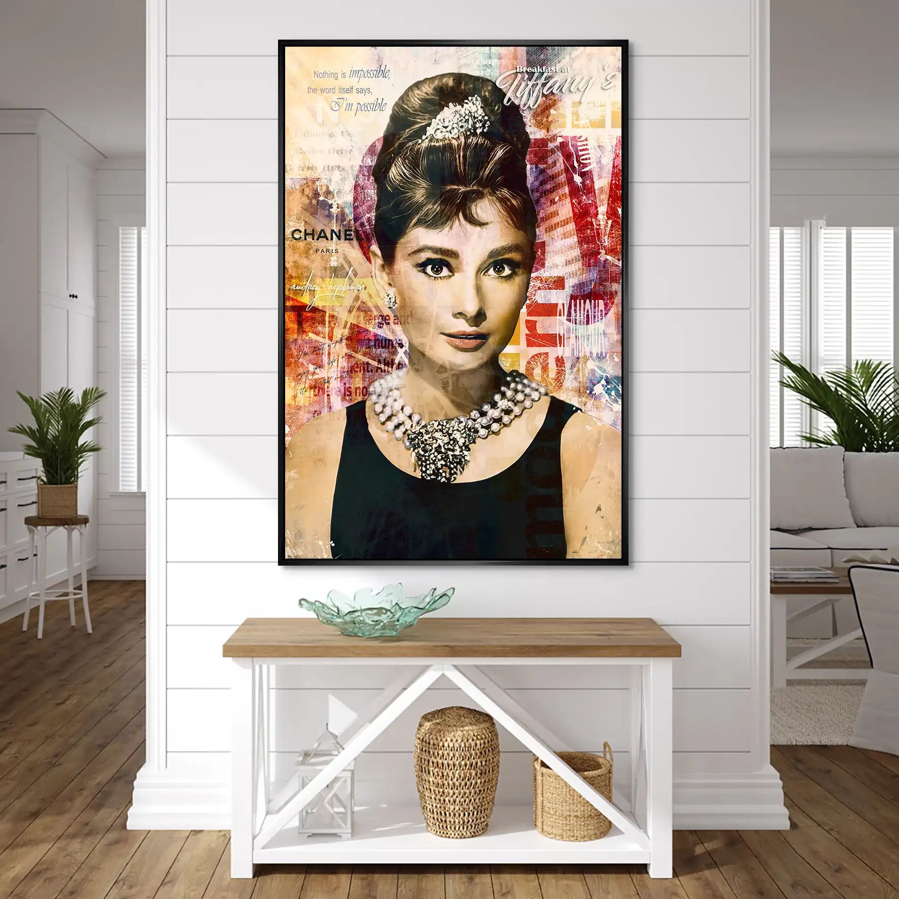 Audrey Glamour Art AluDibond Bild INGALERIE
