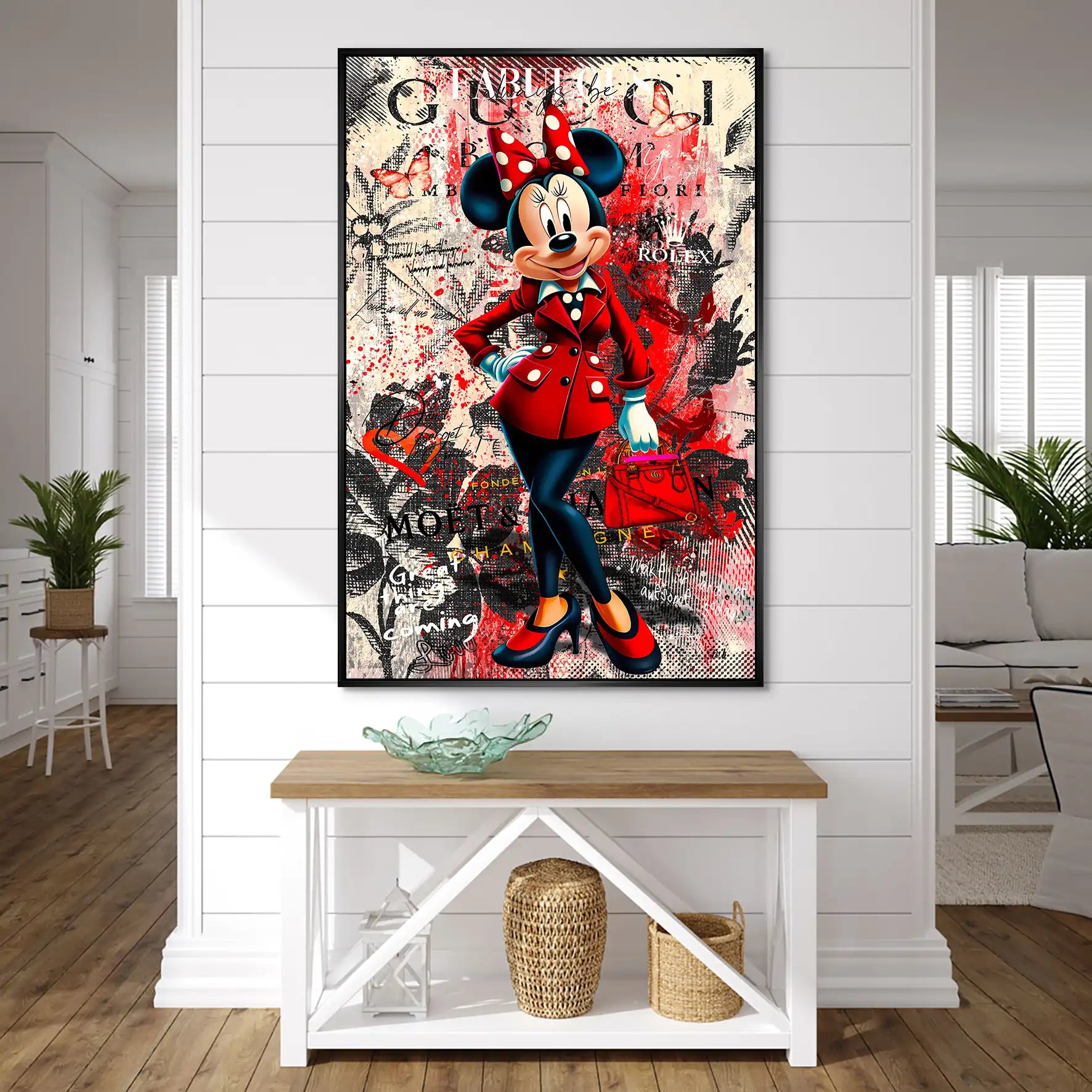 Minnie Gucci AluDibond Bild INGALERIE