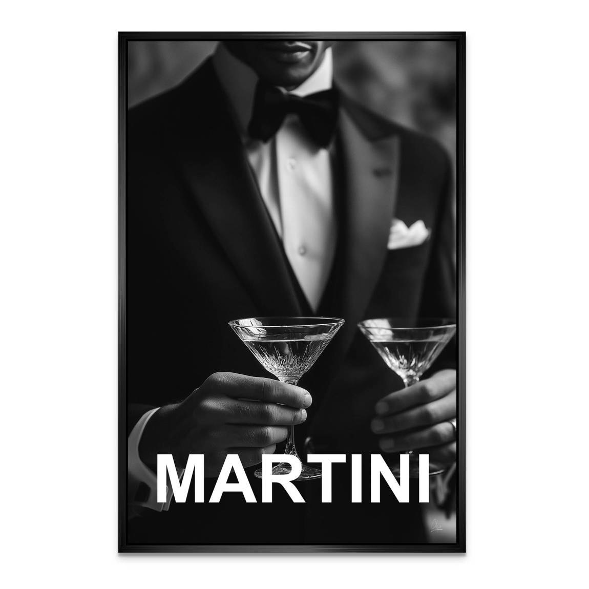 Martini Moment Alu Dibond Bild