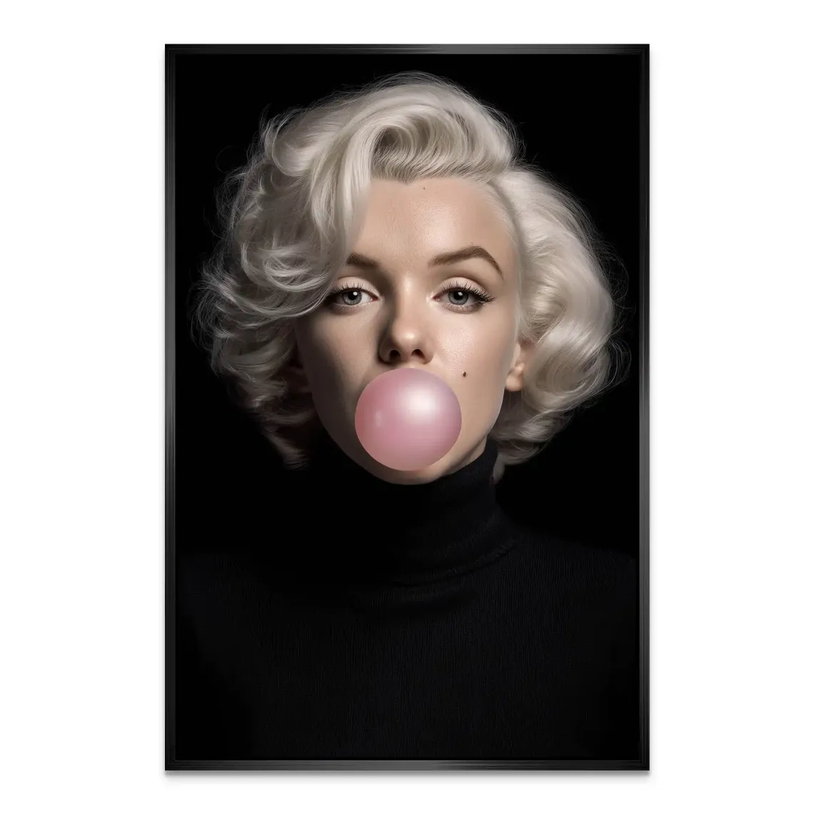 Marilyn Bubble Glamour Alu Dibond Bild