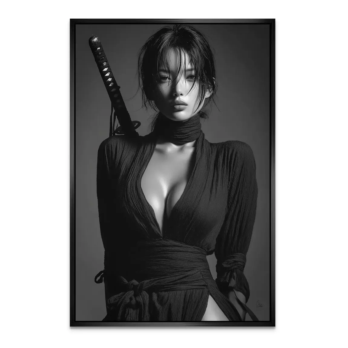 Silent Katana Alu Dibond Bild