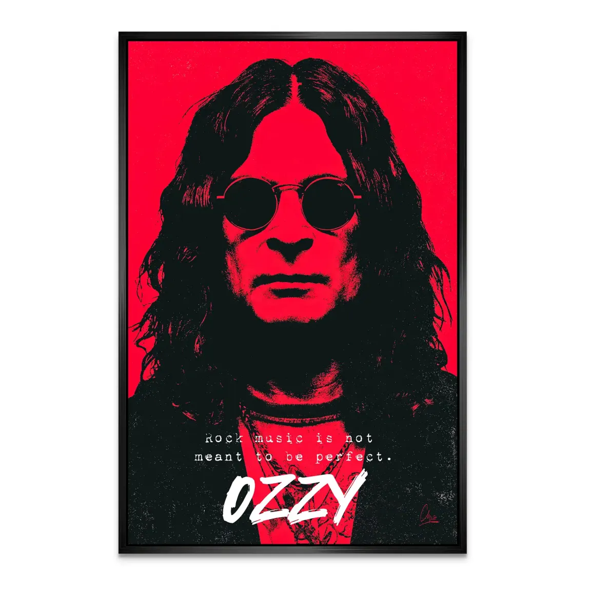 Ozzy Rock Spirit Alu Dibond Bild