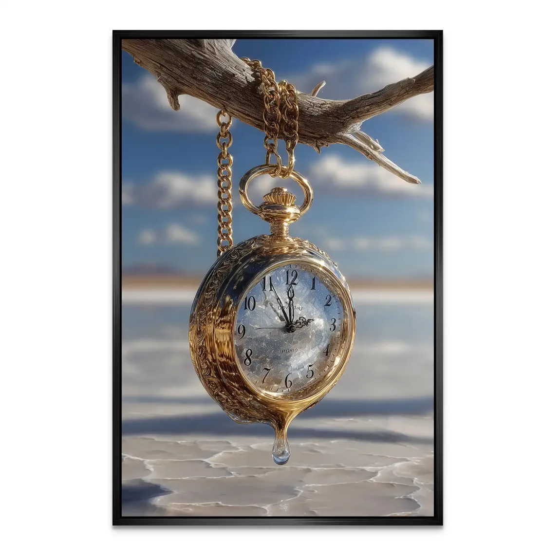 Dali Time Alu Dibond Bild