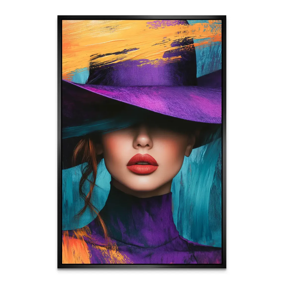 Queen of Color Alu Dibond Bild INGALERIE