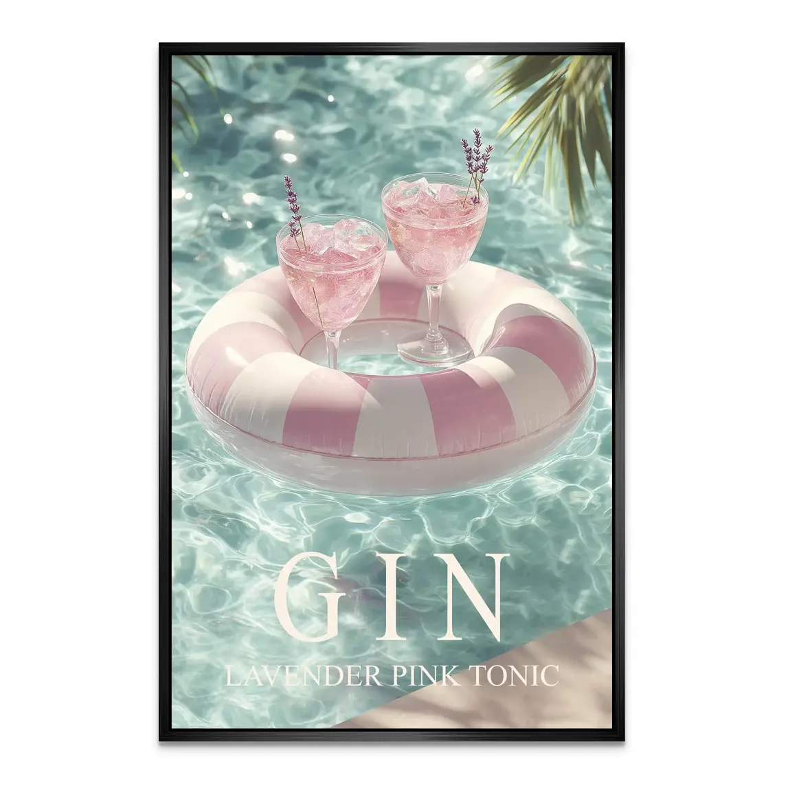 Gin Lavender Dream Alu Dibond Bild