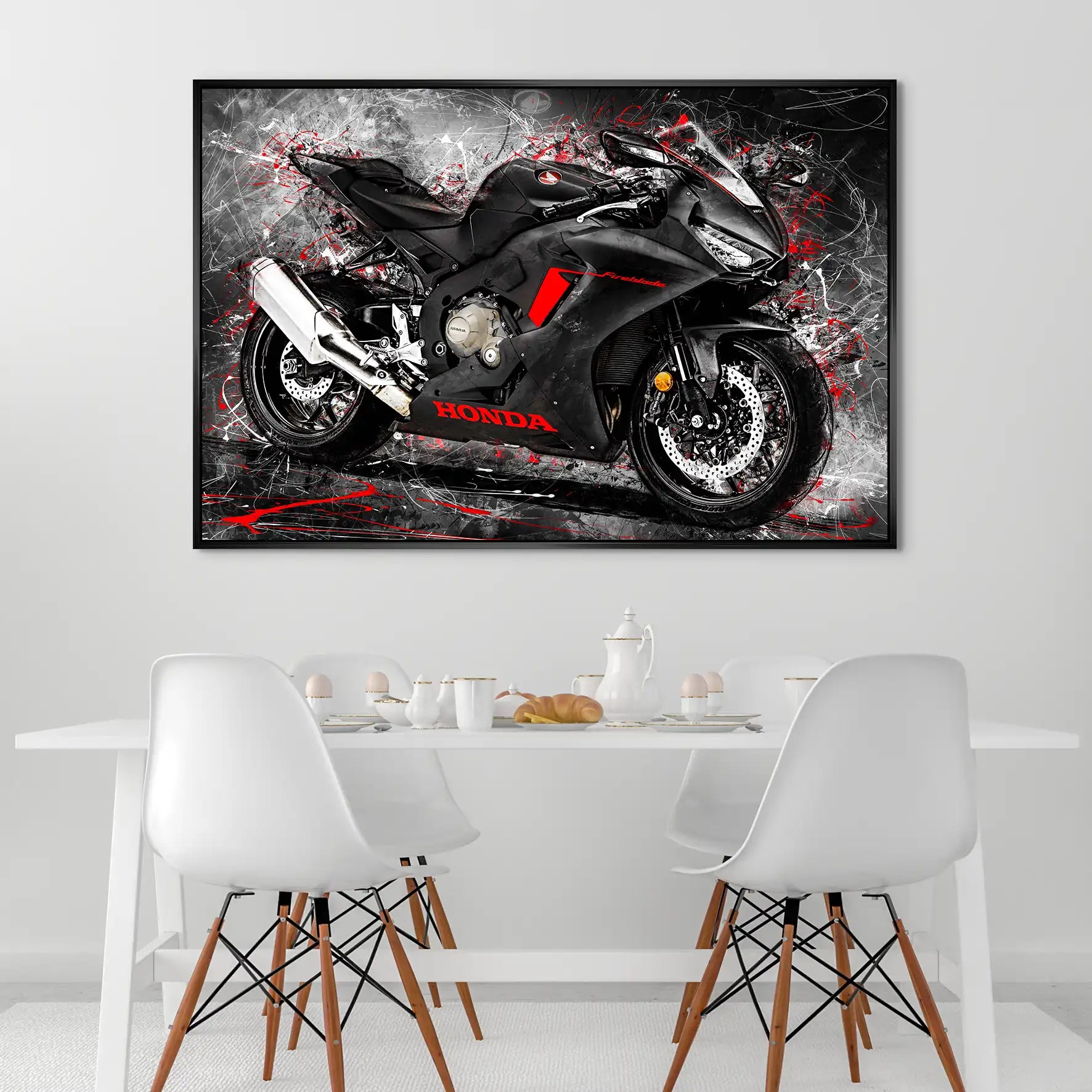 Honda CBR 1000 RR Fireblade AluDibond Bild INGALERIE