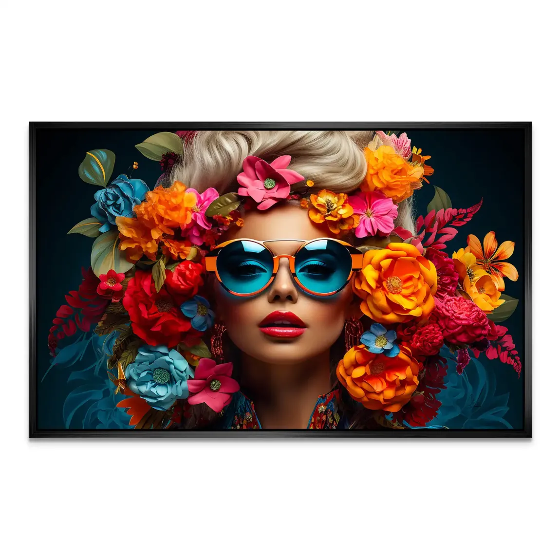 Floral Shades AluDibond Bild