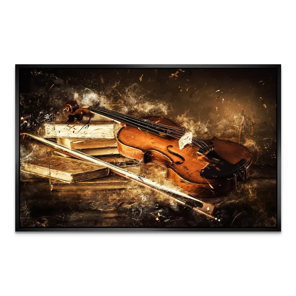 Silent Strings Violine AluDibond Bild