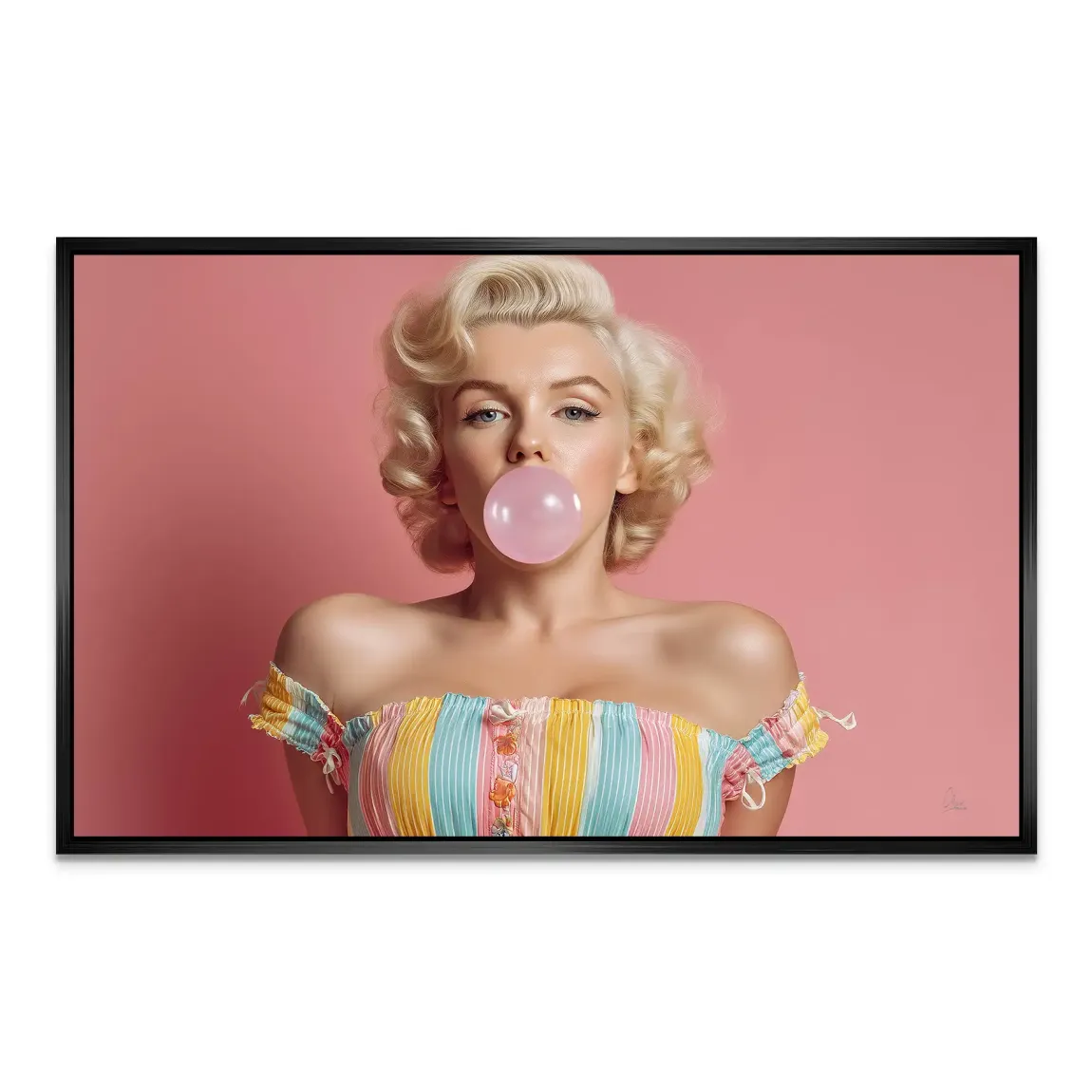 Marilyn Monroe Candy Pop AluDibond Bild