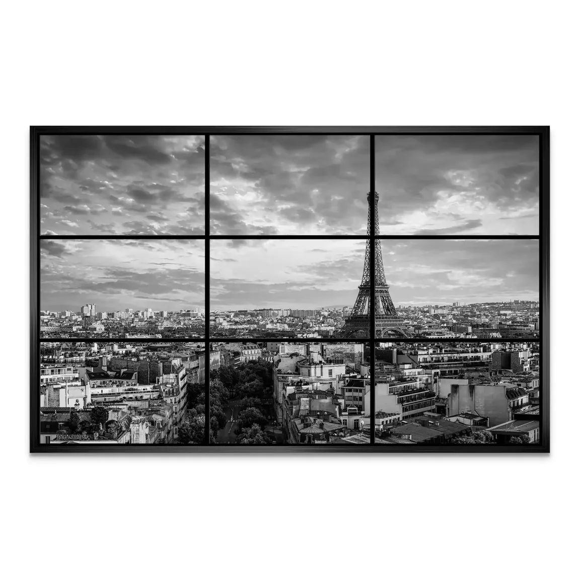 City View Paris AluDibond Bild