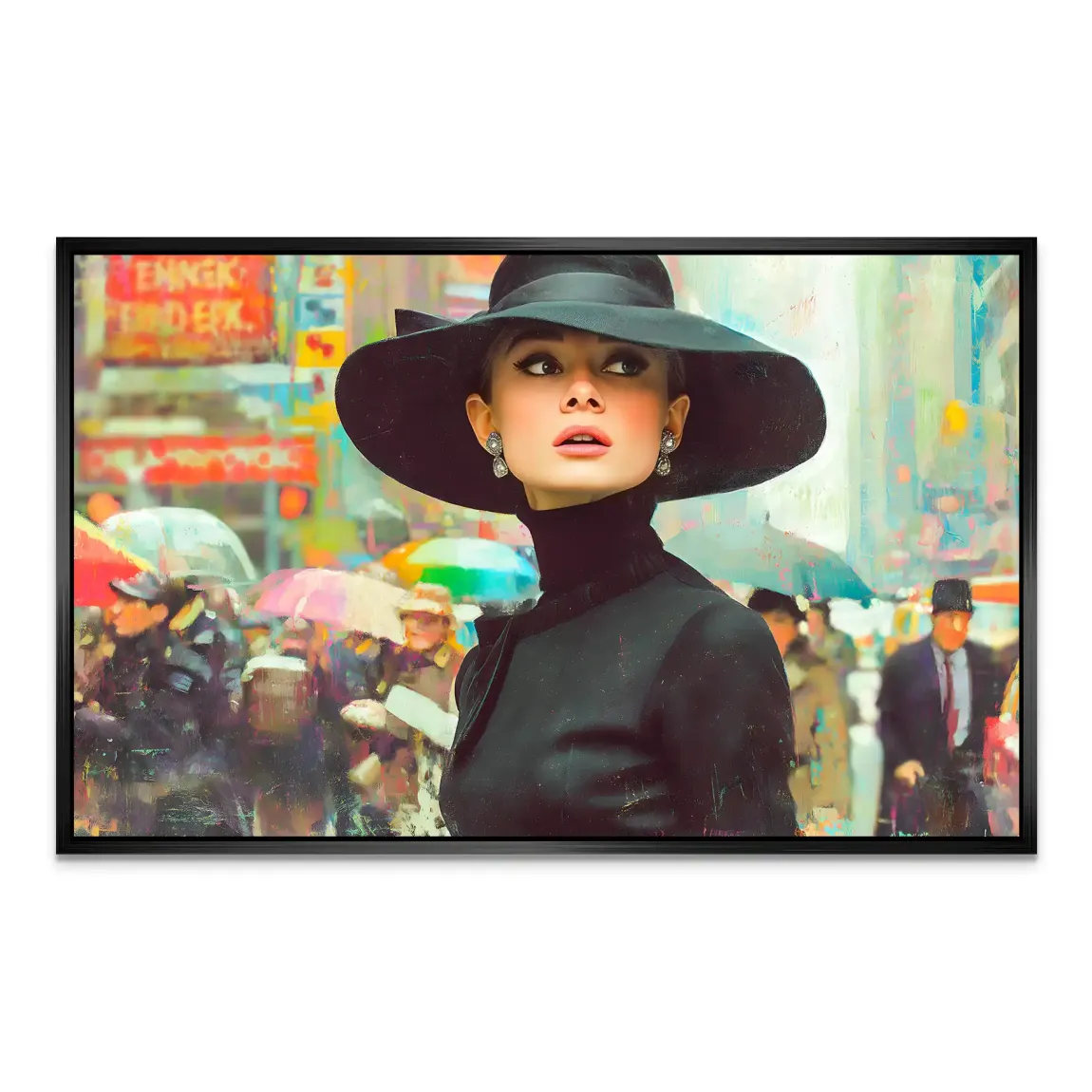 Audrey in New York Nr.2 Alu Dibond Bild INGALERIE