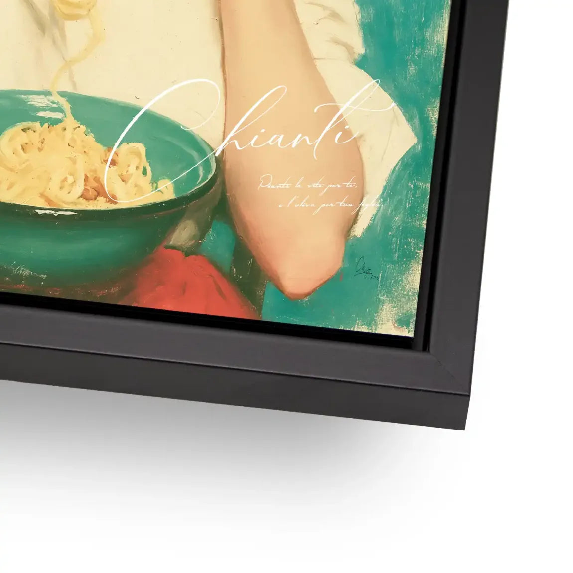Marilyn Monroe Pasta Alu Dibond Wandbild