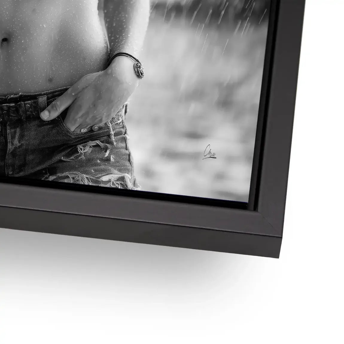 Summer Rain Alu Dibond Bild