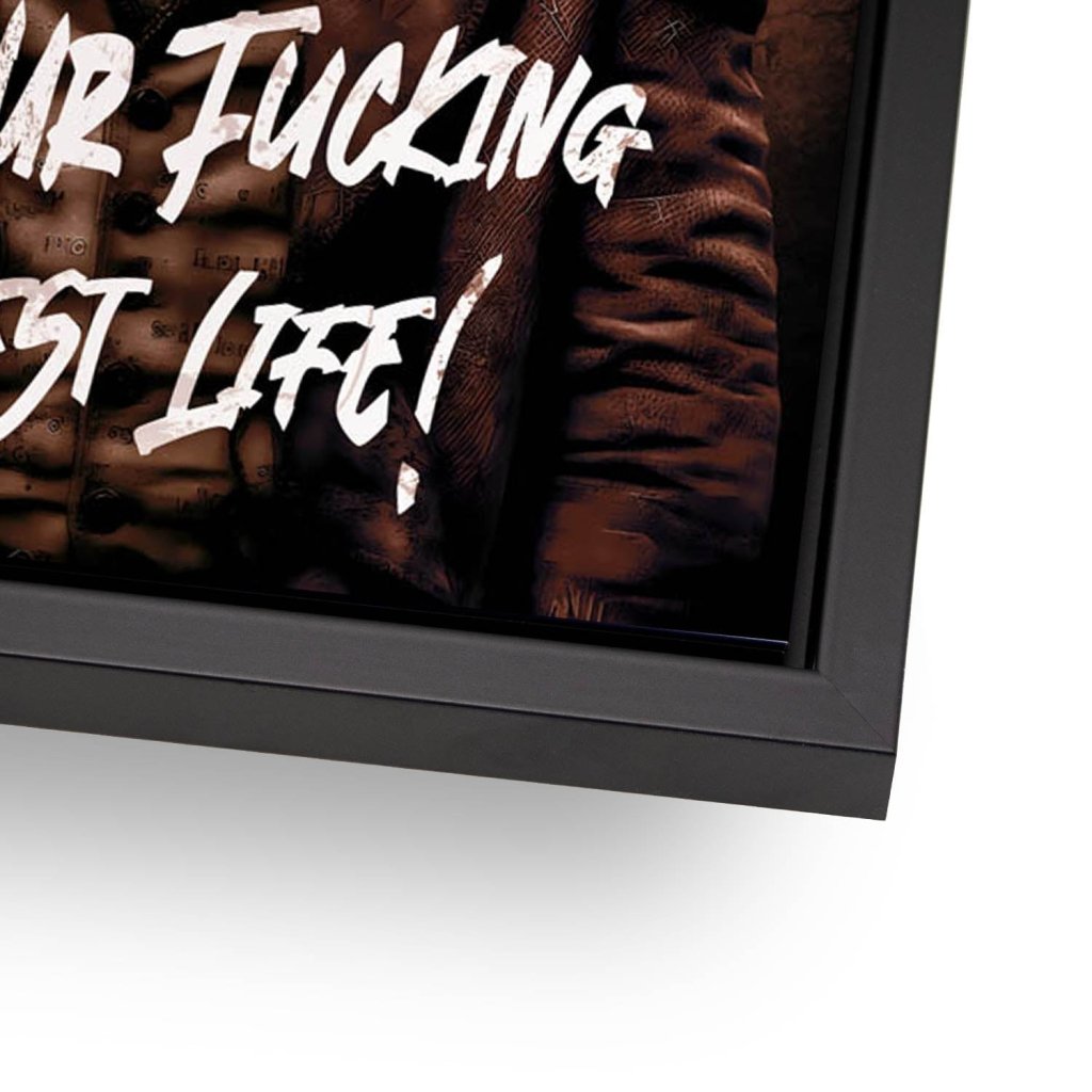 Joker Best Life Retro Style AluDibond Bild INGALERIE