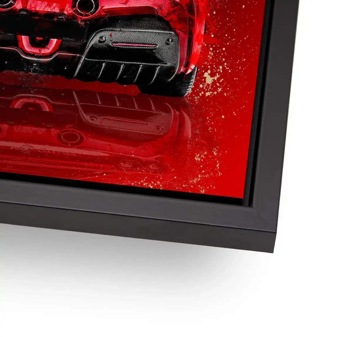Ferrari Red Art Alu Dibond Bild