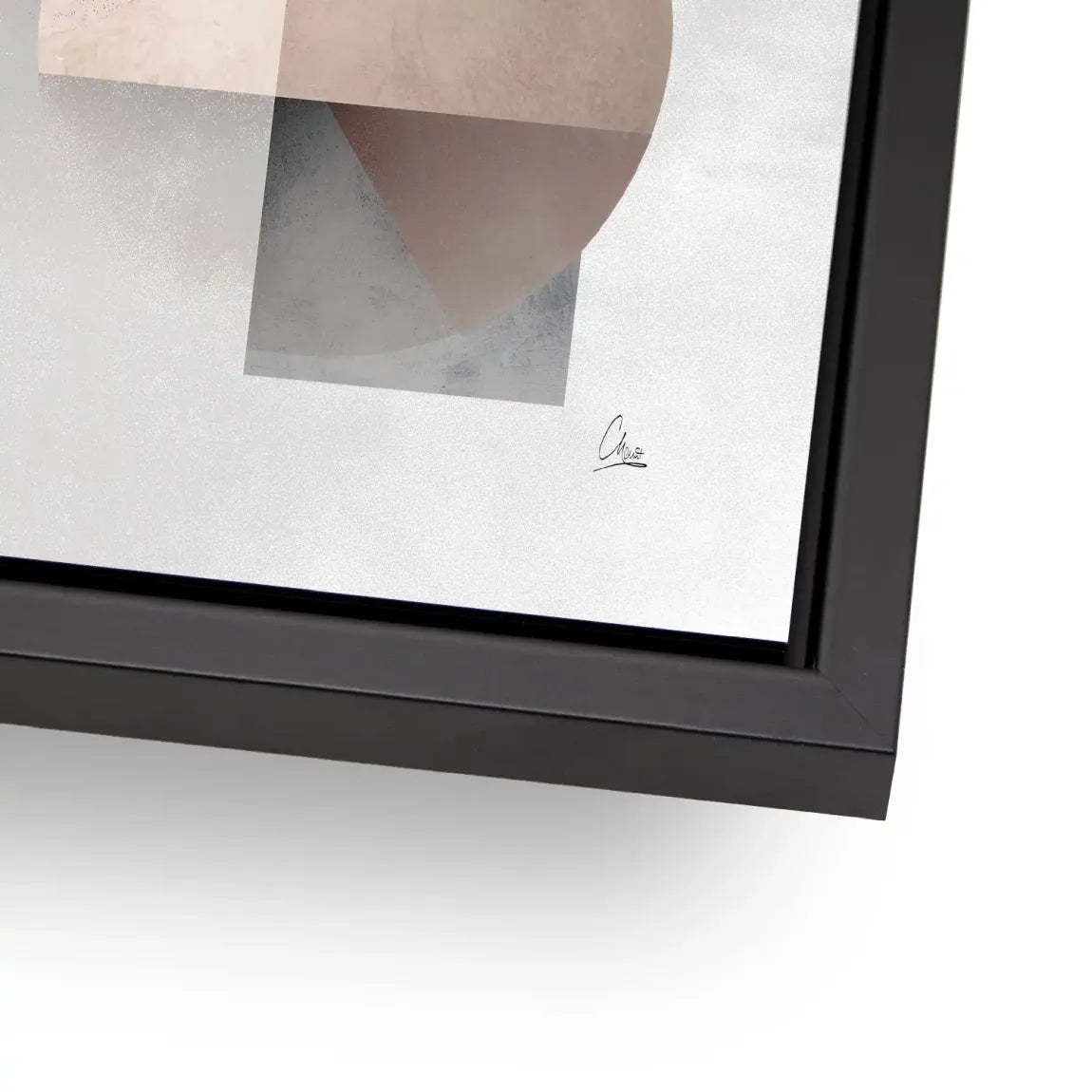 Soft Circles Alu Dibond Bild