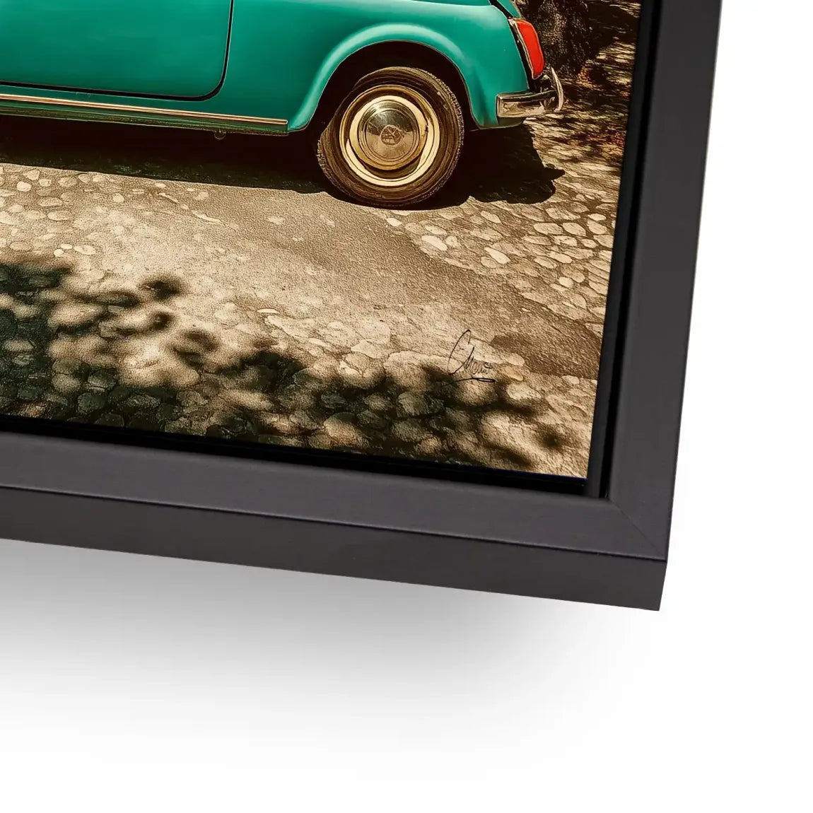 Toskana Fiat Charm Alu Dibond Bild