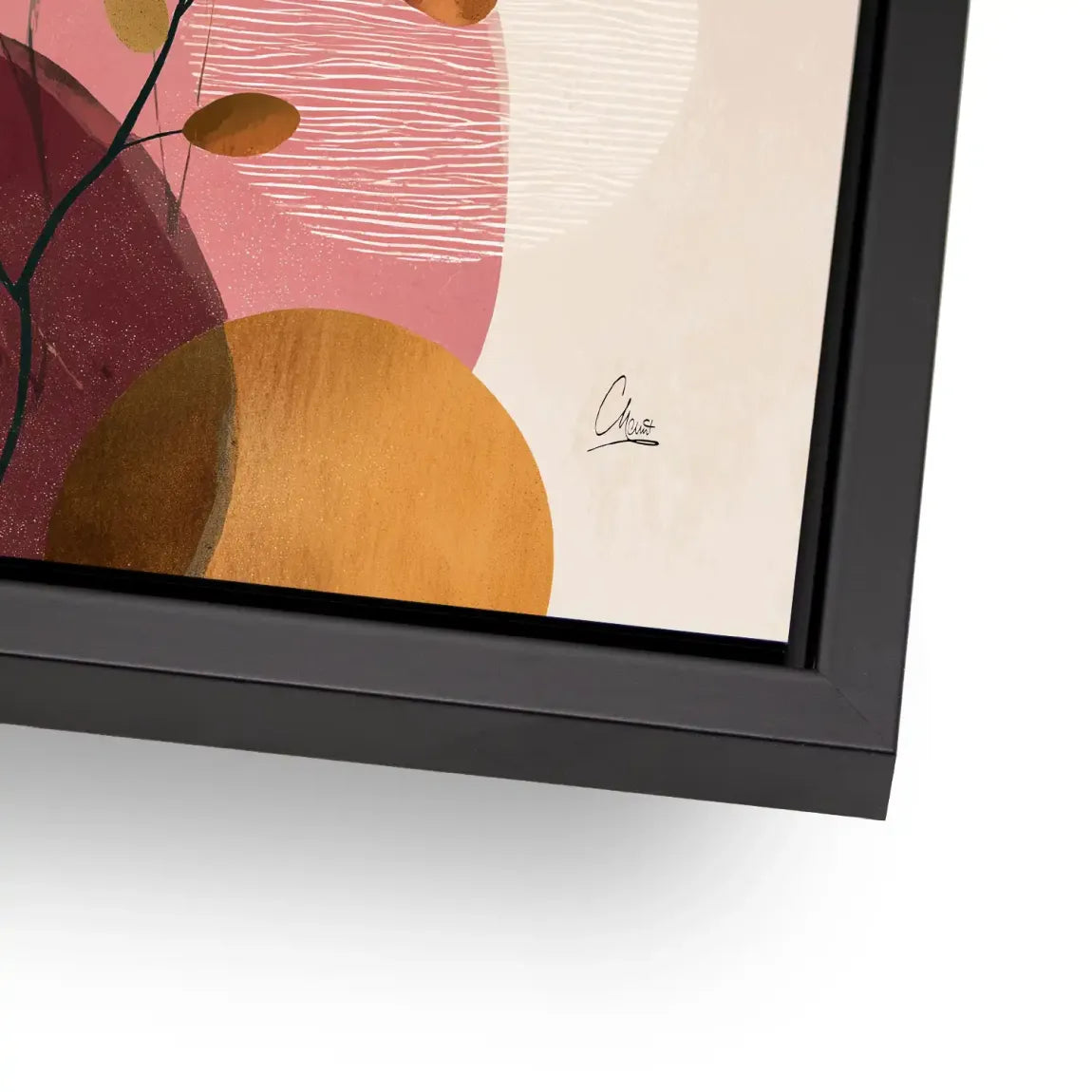 Golden Terra Harmony Alu Dibond Bild