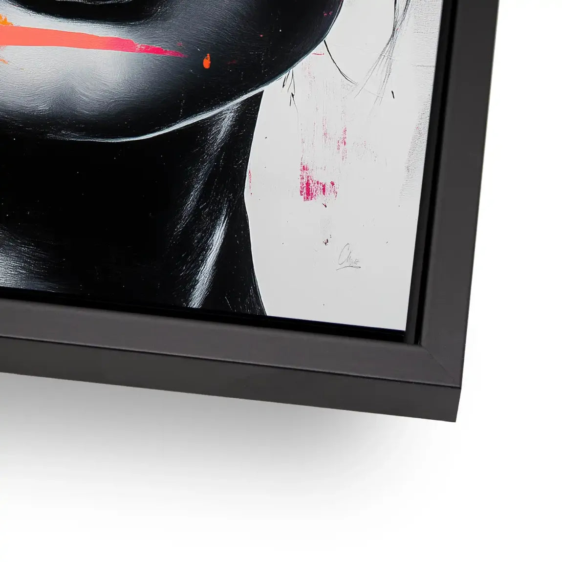 Abstrakt Pink Allure Alu Dibond Bild