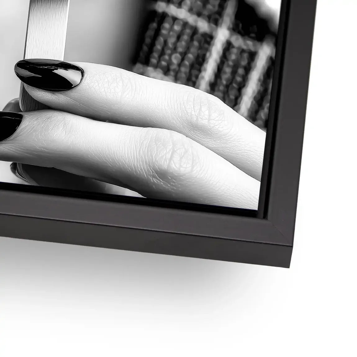 Noir Ice Couture Chanel Alu Dibond Bild