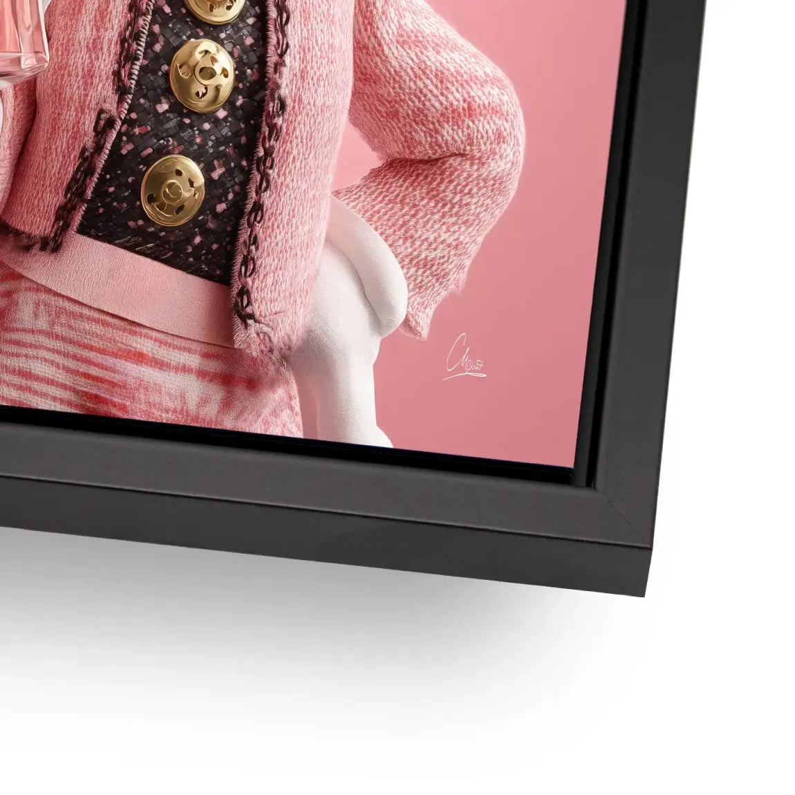 Paris Glam Minnie Maus Alu Dibond Bild