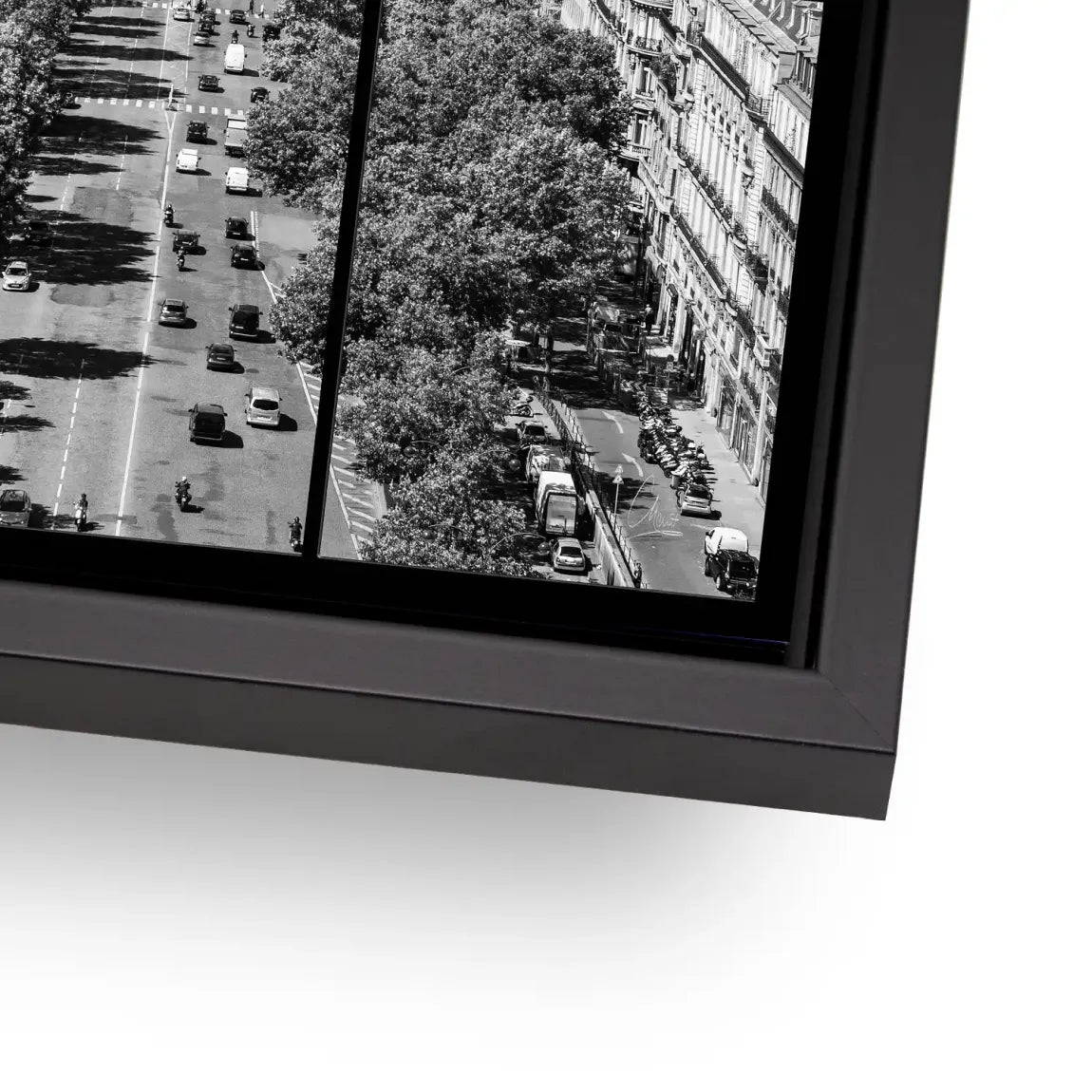 Skyline Avenue Paris Alu Dibond Bild